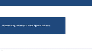 15
Implementing Industry 4.0 in the Apparel Industry
 