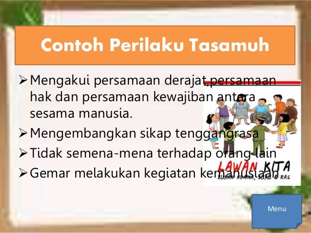 Qana'ah dan tasamuh