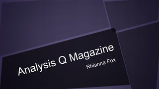 Q analysis 