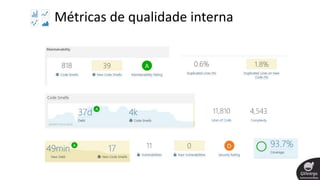 Métricas de qualidade interna
 