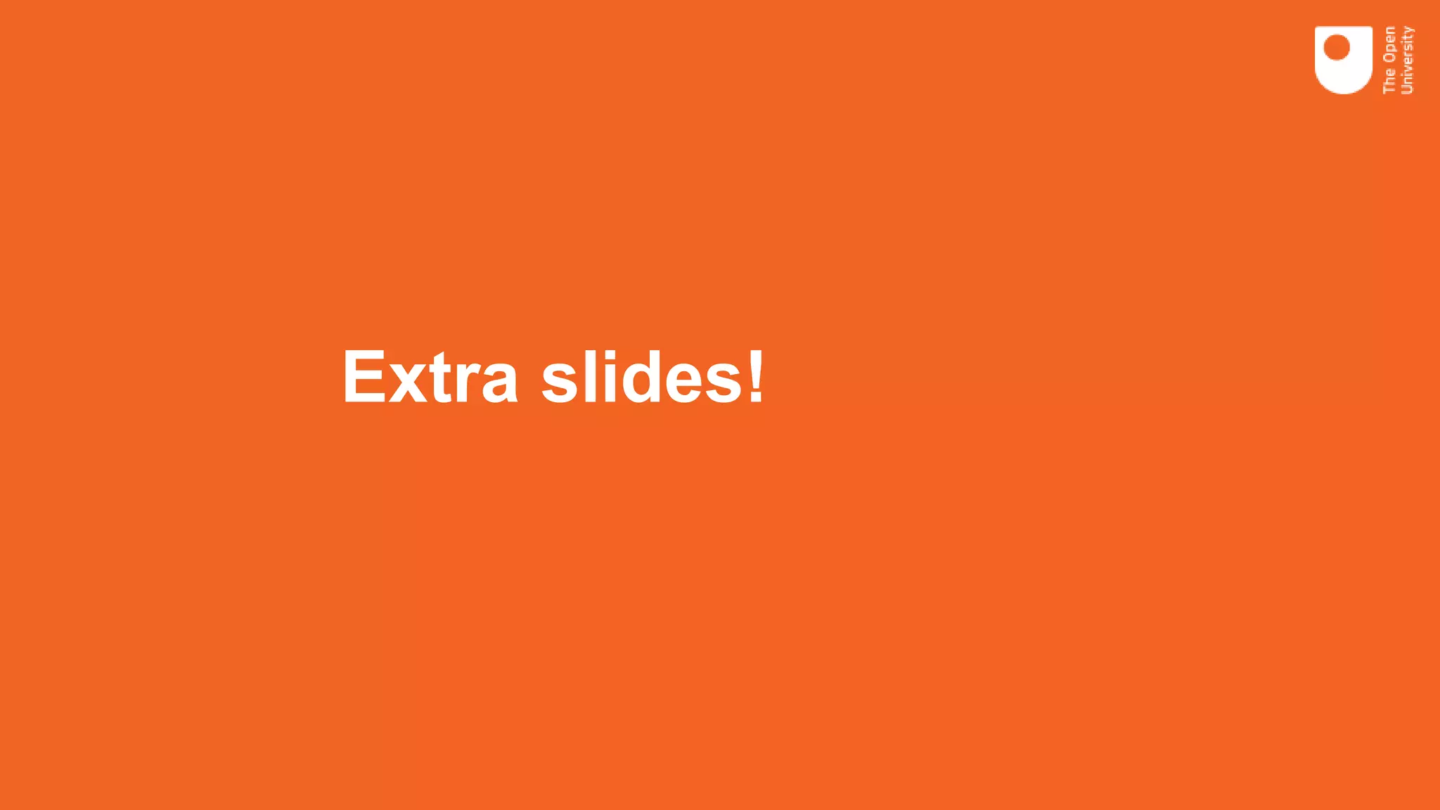 Extra slides!
 