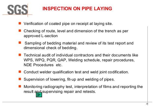Quality Control Quality Assurance Of Ms Pipeline
