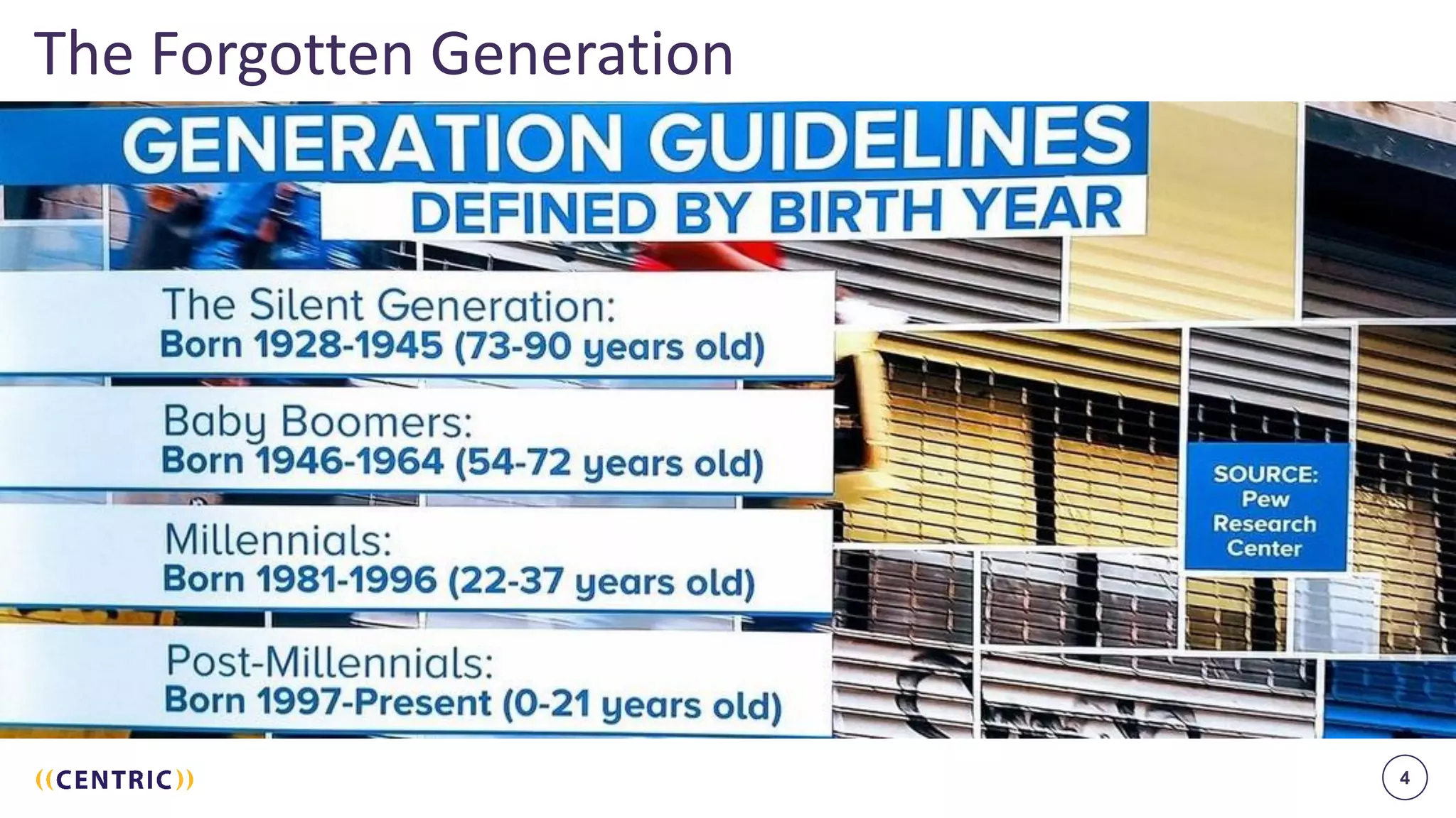 4
The Forgotten Generation
 