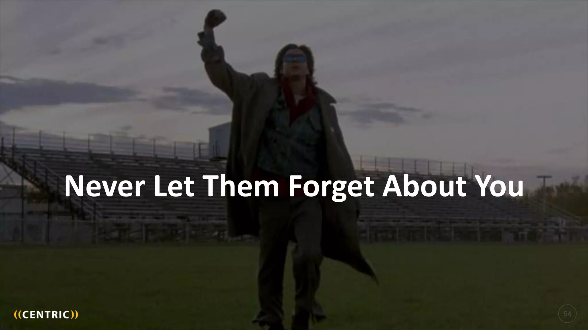 54
Never Let Them Forget About You
 