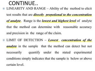 Quality assurance pharmaceutical analysis | PPTX
