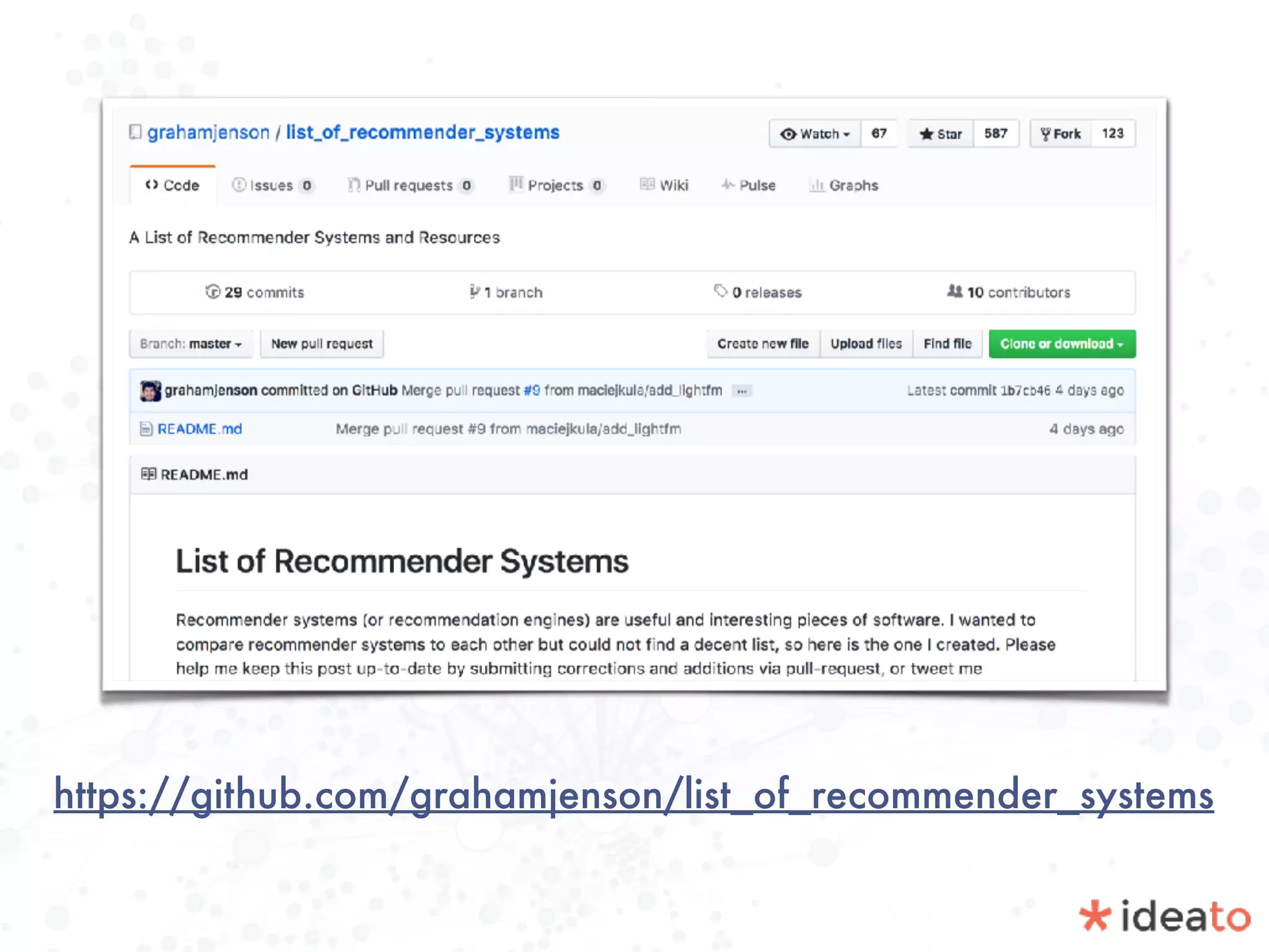 https://github.com/grahamjenson/list_of_recommender_systems
 