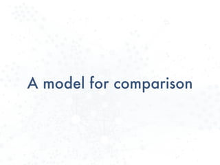 A model for comparison
 