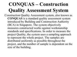 QAQC in civil engineering in building construction constrcytopn | PPT