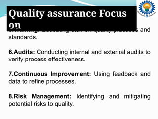 Quality Control and Quality Assurance in Pharmaceutical Industry | PPTX