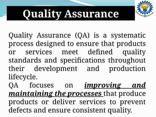 Quality Control and Quality Assurance in Pharmaceutical Industry | PPTX