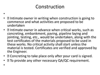 Qaqc in civil construction | PPTX