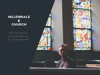 Millennial Christians are more than twice as likely to say their church helped
them learn "about how Christians can positi...