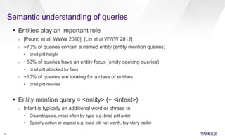 From Queries to Answers in the Web