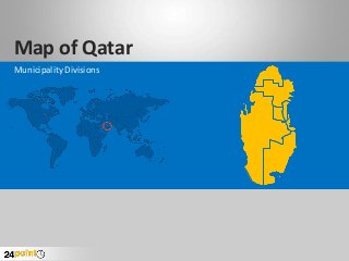 Map of Qatar
Municipality Divisions

 