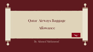 Qatar Airways Baggage Allowance | Get Extra Baggage Allowance from us