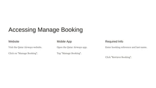 BOOKING REFERENCE QATAR AIRWAYS visual data 8
