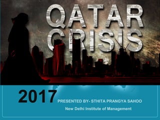 2017PRESENTED BY- STHITA PRANGYA SAHOO
New Delhi Institute of Management
 