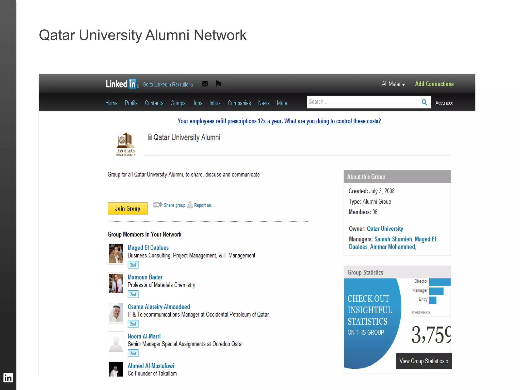 Qatar University Alumni Network
 