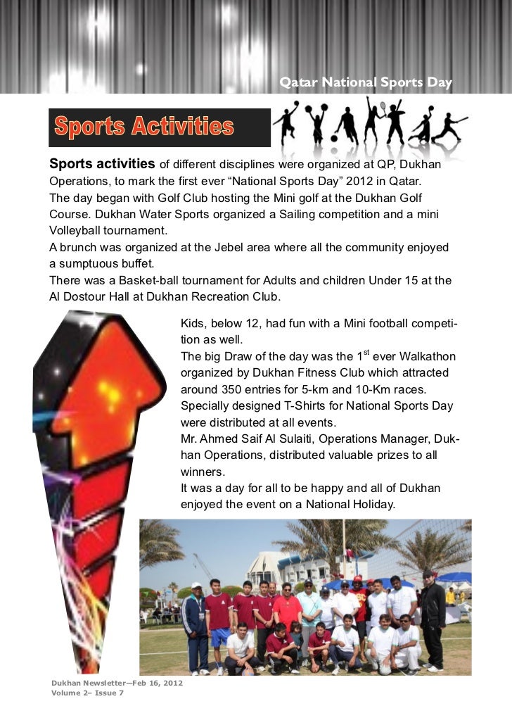 Qatar National Sport Day in Dukhan