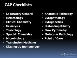 Significance of CAP accreditation | PPTX