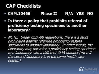 Significance of CAP accreditation | PPTX