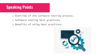 Qa testing best practices | PPTX