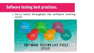 Qa testing best practices | PPTX