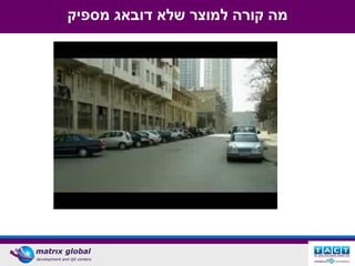 ‫מה קורה למוצר שלא דובאג מספיק‬
 