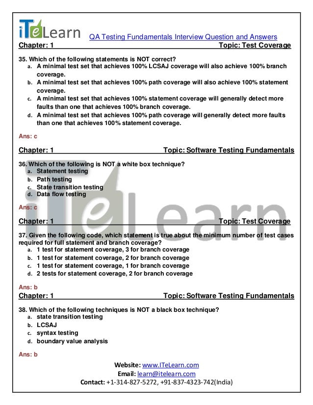 qa testing interview questions