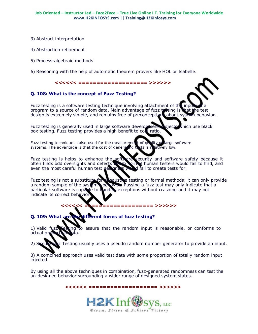 Latest QA Interview Questions Top 100 QA Testing Interview Questions