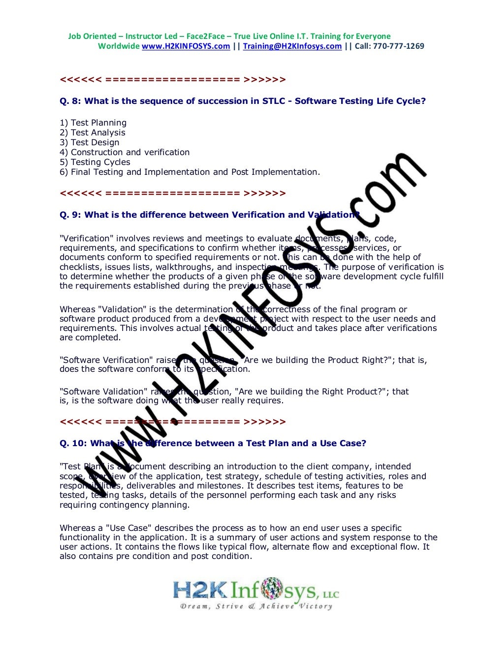 Latest QA Interview Questions Top 100 QA Testing Interview Questions