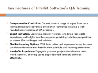 Advance Your Career with QA Testing Training Near Me by IntelliX ...