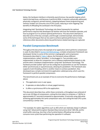 Programming Intel® QuickAssist Technology Hardware Accelerators for ...