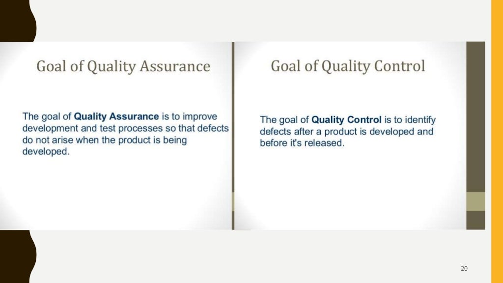 Quality Assurance (QA) Definition, Obj, Principles, components, Dif