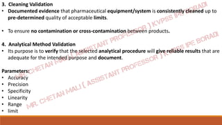 PHARMACEUTICAL QUALITY ASSURANCE (QA) Unit 5 | PDF