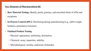 Squipp Pharmaceutical Quality Assurance UNIT I ppt | PPTX