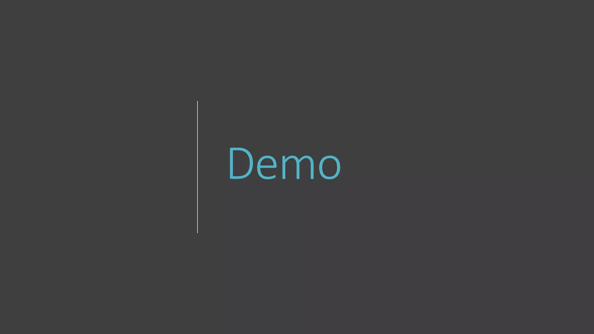 Demo
 