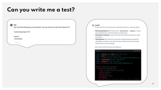 23
...
Can you write me a test?
 