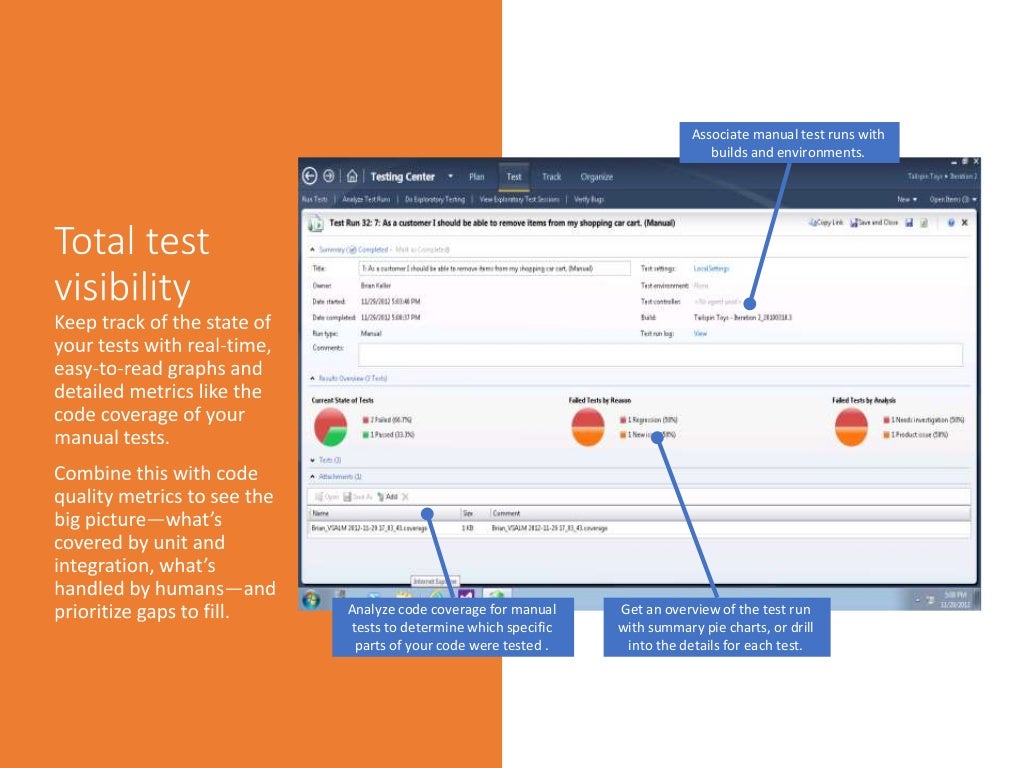 QA with Microsoft Test Manager and Lab Management