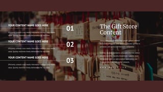 YOUR CONTENT NAME GOES HERE
Efficiently unleash cross-media information without cross-media
value. Quickly maximize timely deliverables for real-time.
01
YOUR CONTENT NAME GOES HERE
Efficiently unleash cross-media information without cross-media
value. Quickly maximize timely deliverables for real-time.
02
YOUR CONTENT NAME GOES HERE
Efficiently unleash cross-media information without cross-media
value. Quickly maximize timely deliverables for real-time.
03
Interactively procrastinate high-payoff content without
backward-compatible data. Quickly cultivate optimal to
processes and tactical architectures completely
Globally incubate standards compliant channels before
scalable benefits. Quickly disseminate superior more
deliverables whereas web-enabled applications out.
Quickly drive clicks-and-mortar catalysts.
W W W . Q A Z I A . C O M
 