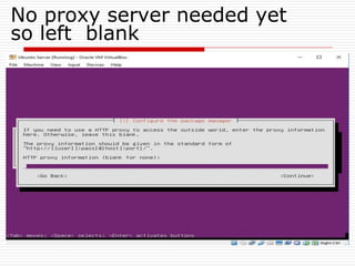 No proxy server needed yet
so left blank
 
