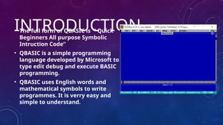 qbasic for beginners - who wants to learn about basic computer ...