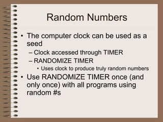 Qbasic notes | PPT