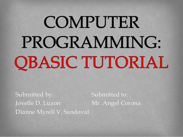tutorial for qbasic Qbasic tutorial 49 bouncing balls animation qb64 type array.