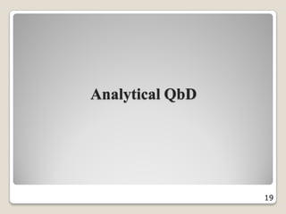 Pharmaceutical Quality by Design (QbD) | PDF