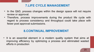 Process Development And Qbd QbD.quality by design.Computer aided drug development | PPTX