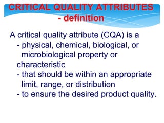AnalyticsImpact of QbDCompanies re-organize their science