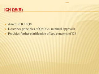 Qbd continued | PPTX