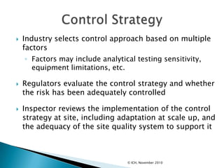 Quality by Design : Control strategy | PPT