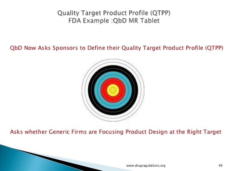 Quality by Design Quality Target Product Profile & Critical Qualit…